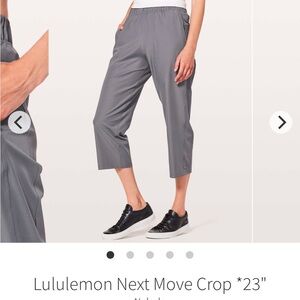 lululemon next move crop pants nebula 2